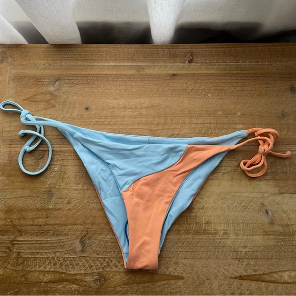 L* Space Orange and Blue Dani Classic Bikini Bottom Women's Small - Picture 3 of 9